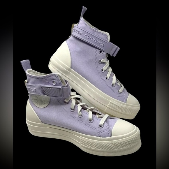 Converse Chuck Taylor All Star Move Platform Hi Utility Sneaker Lilac Women 7.5 - Picture 1 of 9